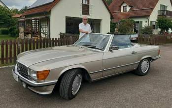 Thumbnail von Oldtimer SL 300 Typ 107  Cabrio Roadster mit separatem Hardtop