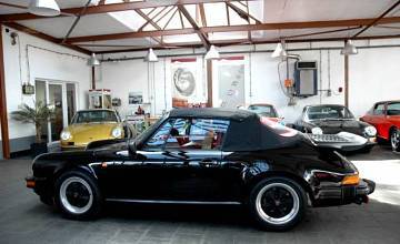 Thumbnail von 911 Carrera Cabriolét, Mai 1986, Schwarz/Vollleder Rot