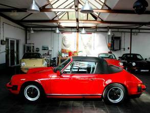 Thumbnail von 911 Carrera Cabriolét, Juni 1989, Indischrot/Leder Schwarz wenig Km, original, G50 Getriebe, letztes
