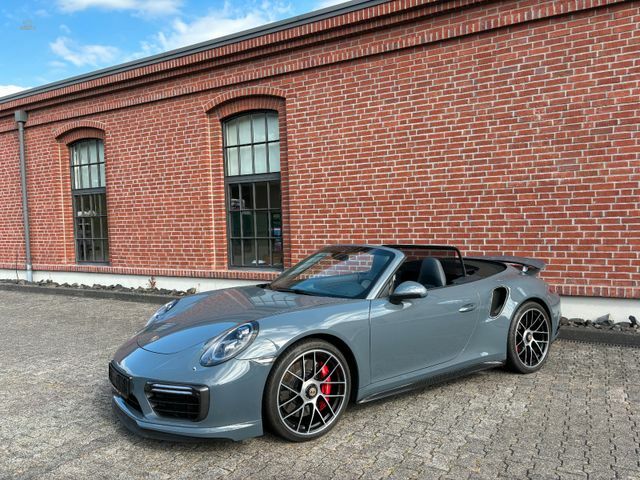 Porsche 991.2 Turbo Cabriolet Approved Lift Graphitblau