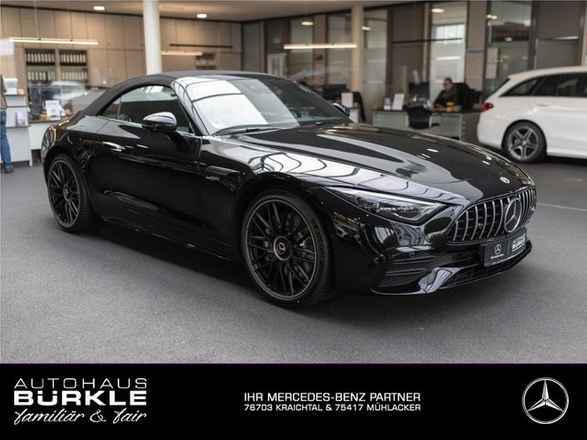 Mercedes-Benz SL 43 AMG, MBUX, HA steering, KeyGo, HUD, Distr+, 360°