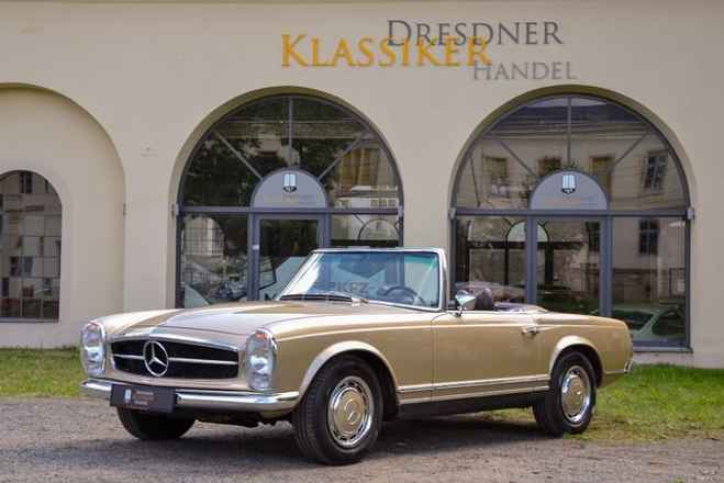Mercedes-Benz 280SL, vollst. dokumentiert, Klima, Lack neu
