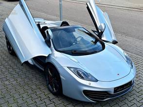 Thumbnail von McLaren MP4-12C 3.8 V8 Spider Ice Silver Service McL NIEUW