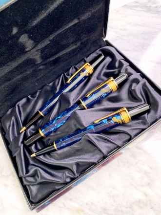  Montblanc Writers Edition Triple Set 1998 Edgar Allan Poe - Füllfederhalter - Füllfeder - Kugelschreiber Limited ID 28707 </h1> 