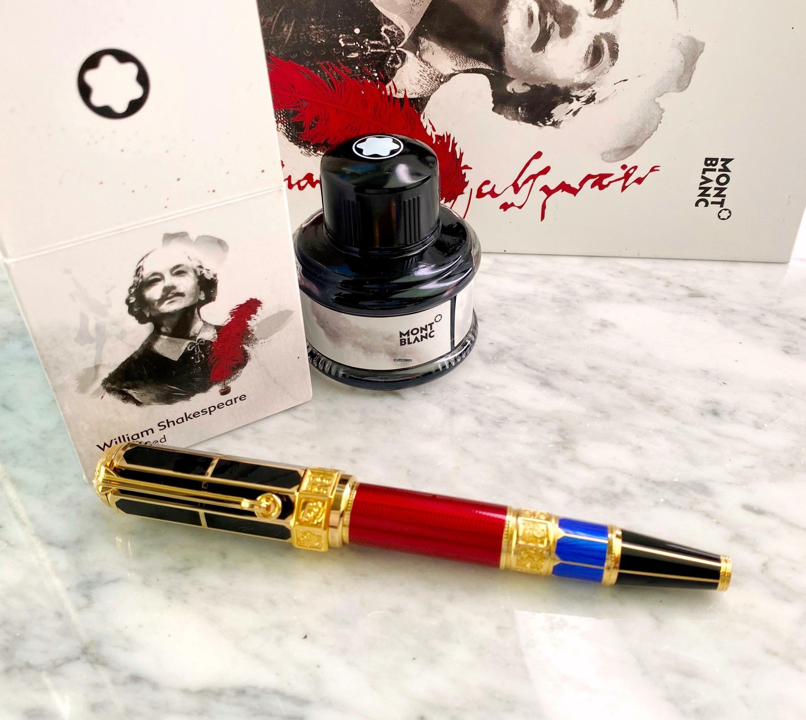 Montblanc 2016 William Shakespeare Writers Edition Edizione Limitata 1597 Penna stilografica ID 114206 </h1>