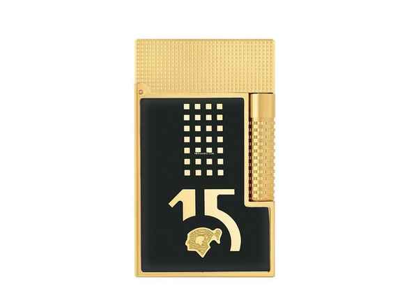  S.T. Dupont Feuerzeug Le Grand Behike schwarz Gelbgold Ref.C23003CL Full Set 