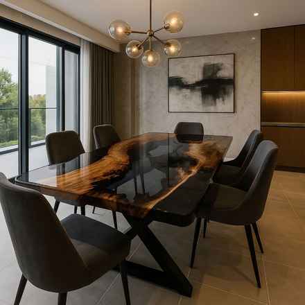 Ein maßgefertigter Tisch von stiller Eleganz, kompromissloser Qualität und zeitloser Präsenz.