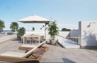 Thumbnail von ***Luxus-Villen mit 4 Schlafzimmern, Garage, Dachterrasse und Privatpool nur 500 m vom Strand***