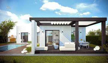 Thumbnail von ***Neubauprojekt einer Villa mit 3 Schlafzimmern und 2 Bädern im modernen Baustil auf einem großen Grundstück mit Schwimmbad***