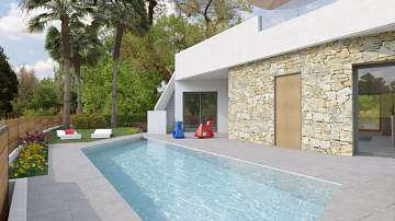 Thumbnail von ***Luxusvillen mit 3 Schlafzimmern, wunderschönen Natursteinelementen, optionalem Keller und Privatpool***