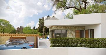 Thumbnail von ***Luxusvillen mit 3 Schlafzimmern, wunderschönen Natursteinelementen, optionalem Keller und Privatpool***