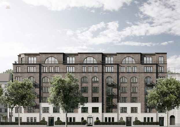 Городская идиллия недалеко от КУРФЮРСТЕНДАММА с частным парком