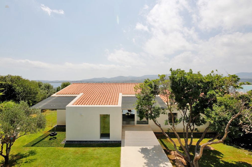 moderne Villa mit traumhaftem Meerblick und Rooftop Pool