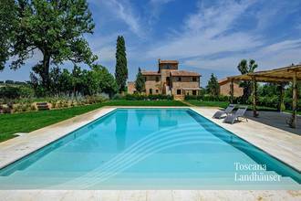 Thumbnail von パノラマビューの魅力的な天然石の邸宅とプール