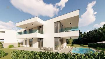 Thumbnail von Region Omisalj, Insel Krk: Haus in modernem Design mit Pool