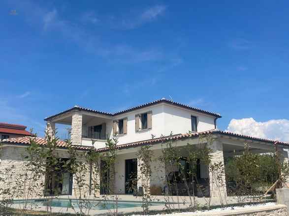Mediterrane Villa mit Meerblick und Swimmingpool, Region Porec