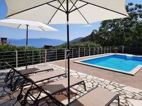 Thumbnail von Freistehende Villa mit Pool und Meerblick, Region Opatija