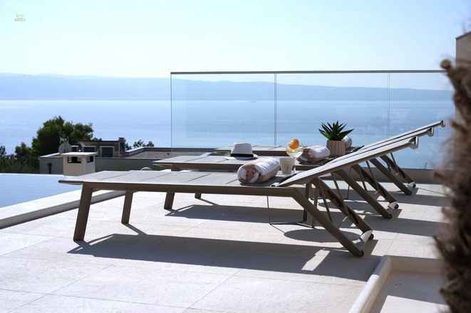 Neubau-Villa mit Panorama-Meerblick, Region Split