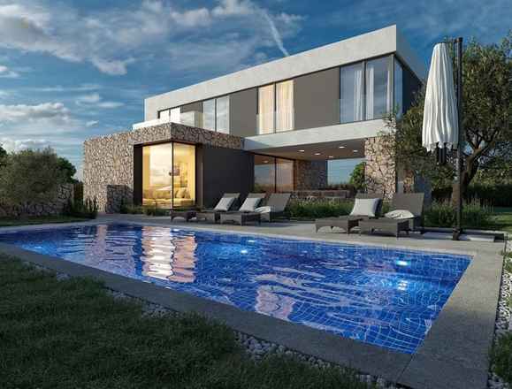 Neubau Villa mit Meerblick in Kolan, Insel Pag