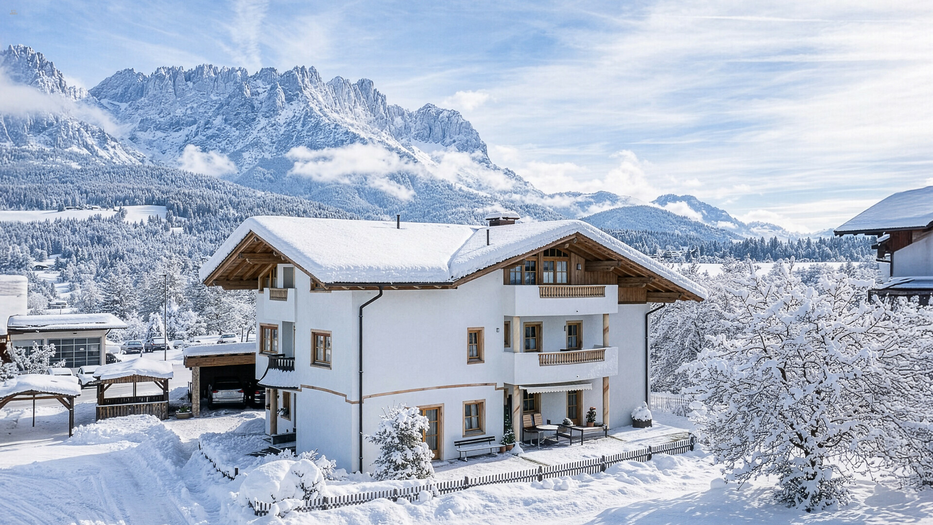 Apartmenthaus mit Kaiserblick direkt am Golfplatz