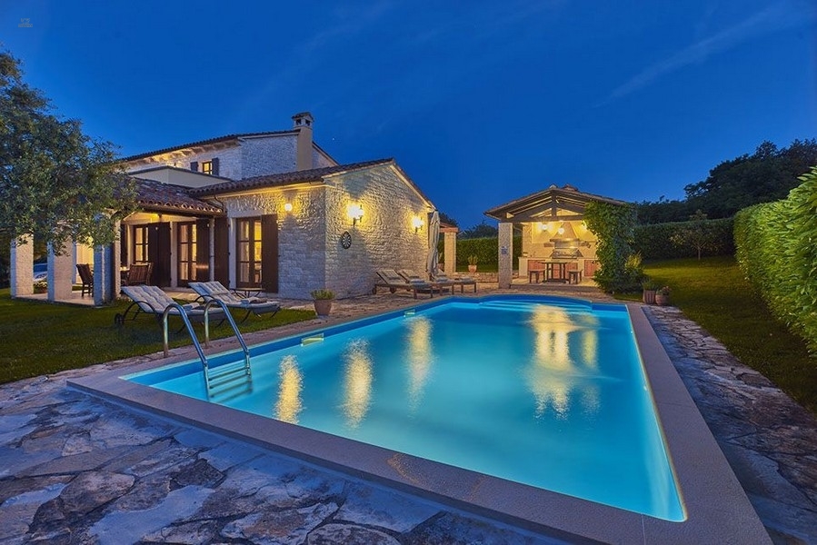 Exclusieve villa in mediterrane stijl, regio Motovun, Istrië