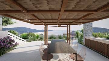 Thumbnail von Nowoczesna willa z basenem i widokiem na morze, region Rogoznica