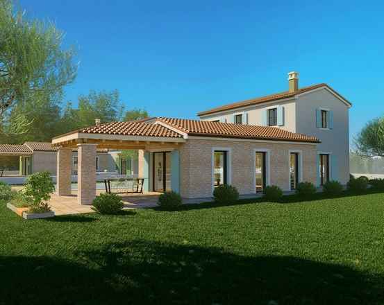 Mediterrane Villa mit Pool und Meerblick, Region Porec