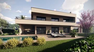 Thumbnail von Moderne Neubau-Villa mit Pool und Meerblick