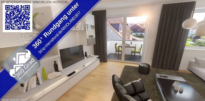 ***HOFHEIM-LANGENHAIN: NEUBAU 3-Zimmer Wohnung mit Balkon***