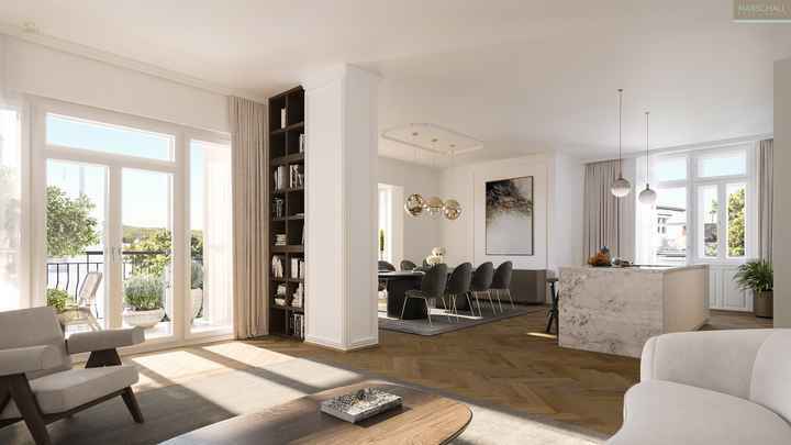 Exklusive Stilaltbauwohnung mit Terrasse in Toplage Döblings