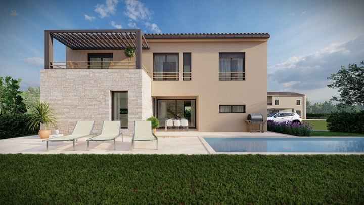 Mediterranes Haus mit Swimmingpool, Region Porec