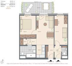 Thumbnail von Modernes 3-Zimmer-WohnPlus-Apartment mit zwei Eingängen und Balkon