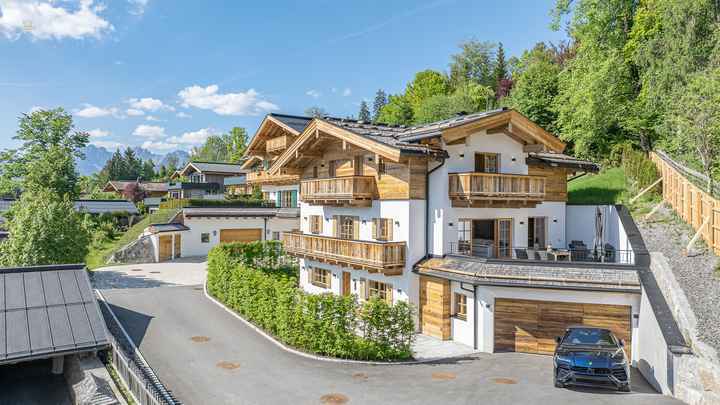 Luxusní vila na Sonnbergu s výhledem na Kitzbühel