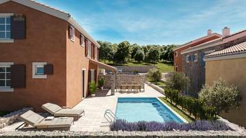 Thumbnail von Mediterrane Ferienhäuser mit Pool und Meerblick