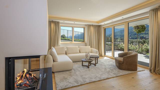 Luxuriöse Gartenwohnung mit eigenem Wellnessbereich