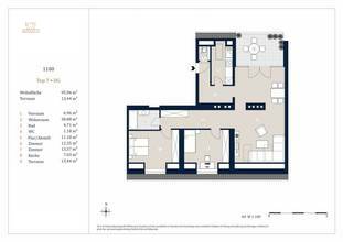Thumbnail von Heller 3-Zimmer Erstbezug mit Terrasse, Nähe Kutschkermarkt