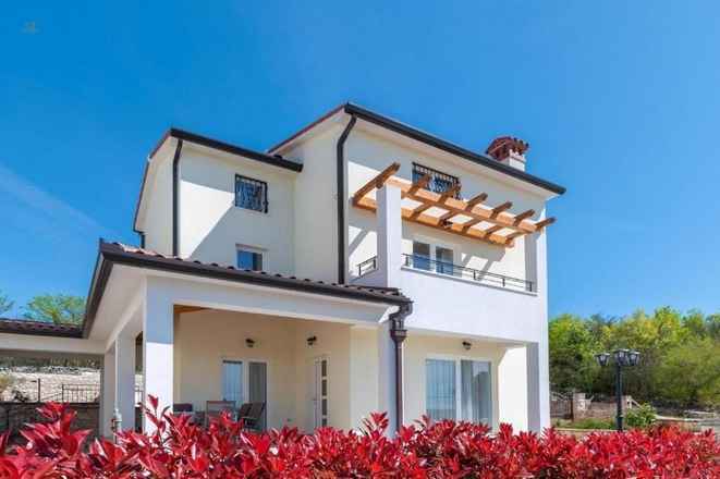 Haus mit Pool und Meerblick, Region Labin