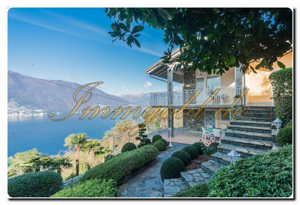 mmogold Lago Maggiore, separates gepflegtes Haus mit Pool und Tollem Panoramablick