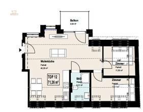Thumbnail von Traumhafte 3-Zimmerwohnung mit Balkon, Nähe Schloss Hetzendorf