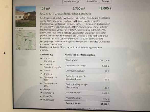 Mega-Günstiges Ferienlandhaus in Ungarn