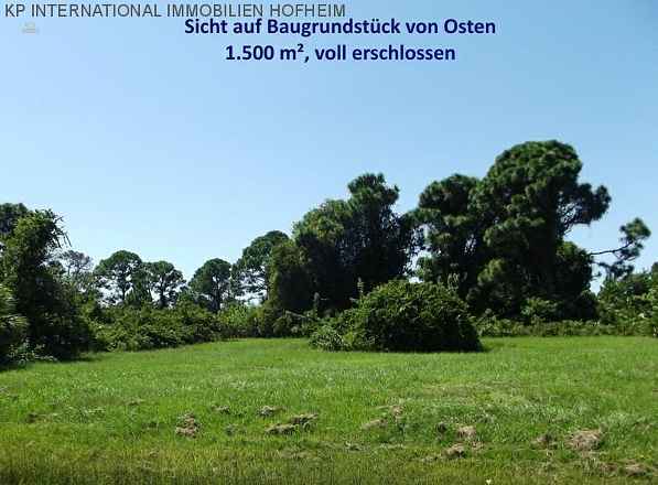 ***FLORIDA: DIRECTO DESDE ET WSG GERMANY - terreno de construcción ya despejado en una zona de nuevas construcciones***