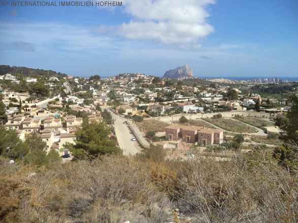 ***Terreno con vistas exclusivas en Calpe en venta***