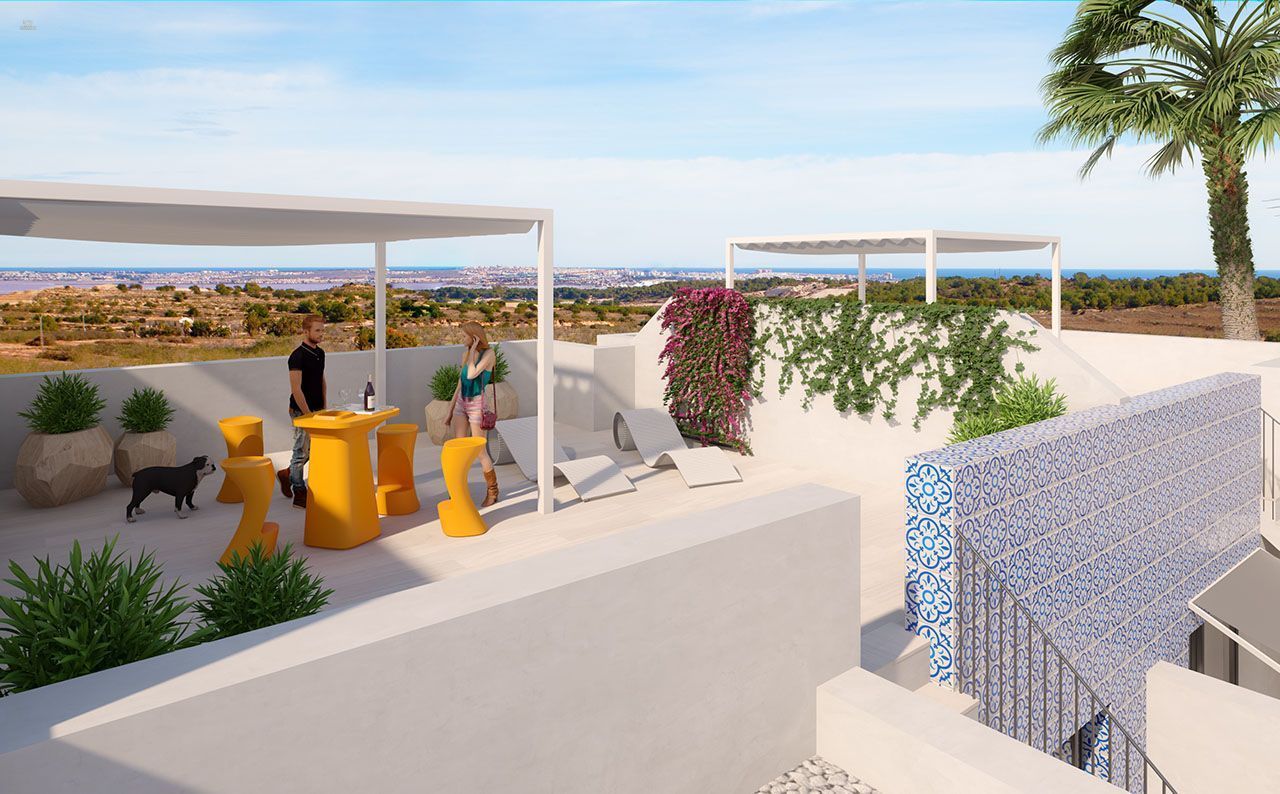 ***3-Zimmer-Obergeschoss-Appartements in minimalistischem Design mit privater Dachterrasse und Gemeinschaftspool***