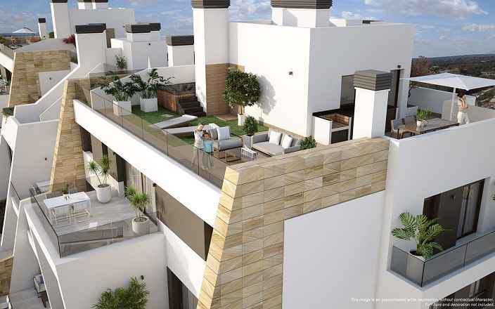 ***Fantastische 4-Zimmer-Penthouse-Wohnungen mit Meerblick und Gemeinschaftspool Nähe Golfplatz***