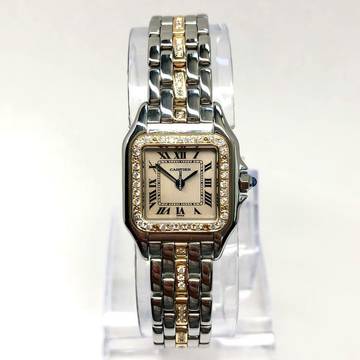  Cartier Panthère 23mm 1 Row Gold 0.66TCW Diamond Watch </h1> 