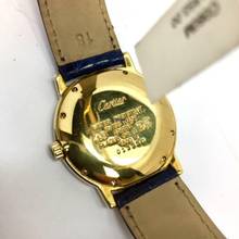 Thumbnail von Cartier Quartz Gold-Plated Ladies Watch Large DIAMONDS RED RUBIES Ne </h1>