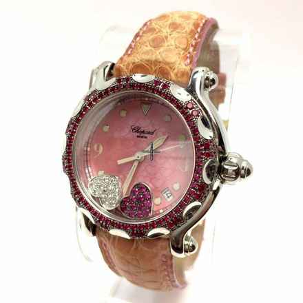  Chopard Happy Sport Quartz 32mm Steel Watch with Floating Hearts </h1> 