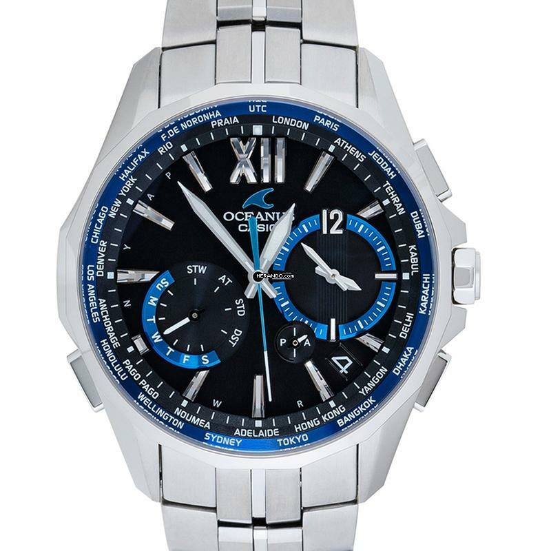 Casio Oceanus OCW-S3400-1AJF - Oceanus SOLAR Black Dial Titanium Men's Watch </h1>