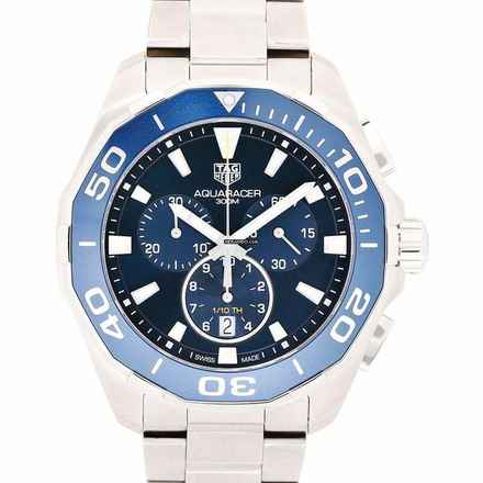  TAG Heuer Aquaracer 300M CAY111B.BA0927 - Aquaracer Quartz Chronograph Blue Dial Men's Watch </h1> 