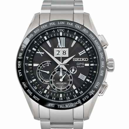  Seiko Astron GPS Solar SBXB137 - Astron Quartz Black Dial Titanium Men's Watch </h1> 